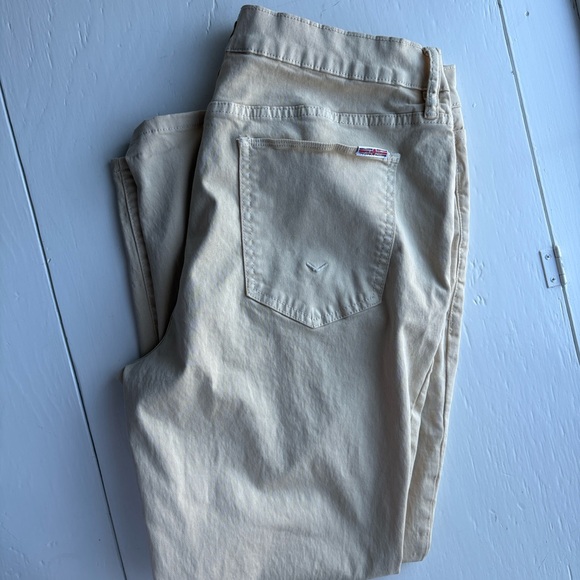 Hudson Men’s Ace Skinny Ivory Cotton Chino Pants Size 38 - Picture 11 of 11